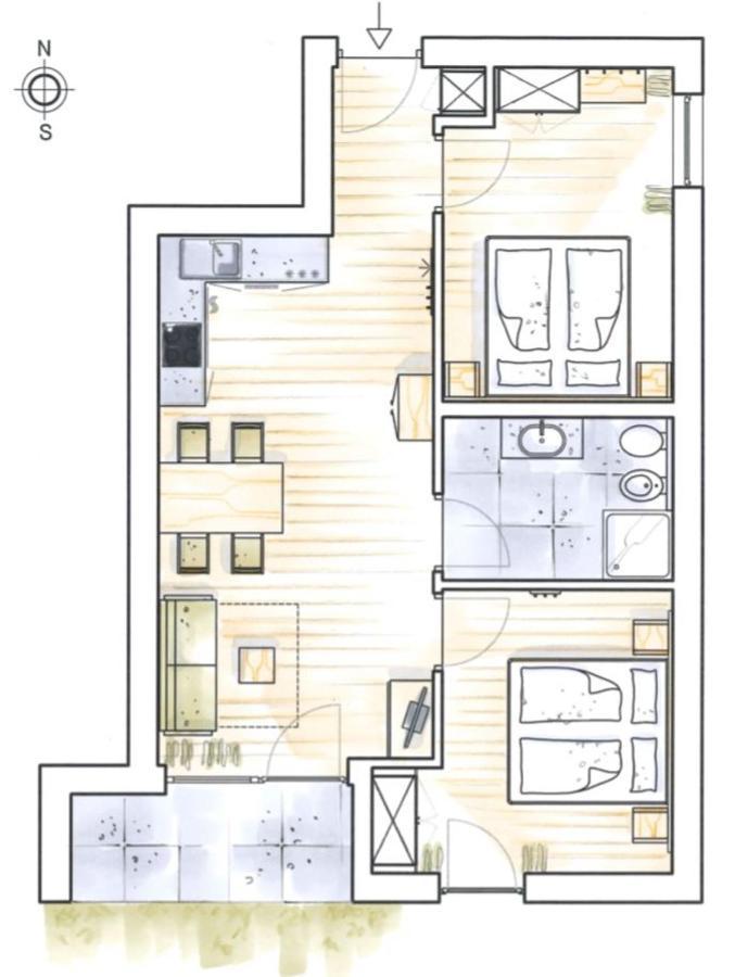 Ariala Apartments Falzes Kültér fotó